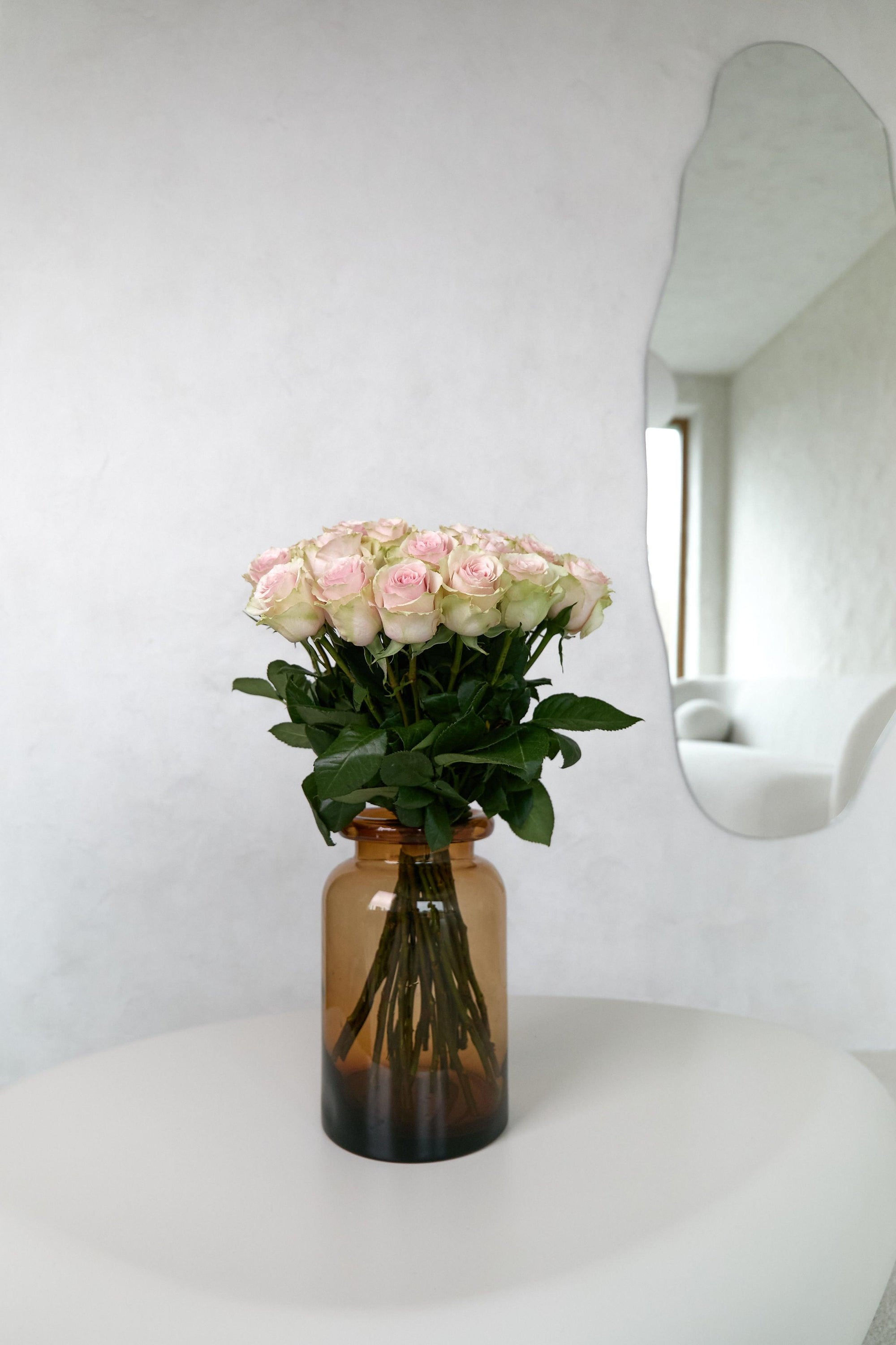 Le bouquet de roses roses "Une Fleur à Mourir Pour"