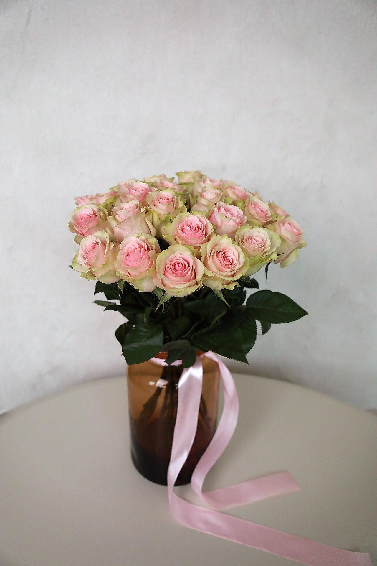 Le bouquet de roses roses "Une Fleur à Mourir Pour"